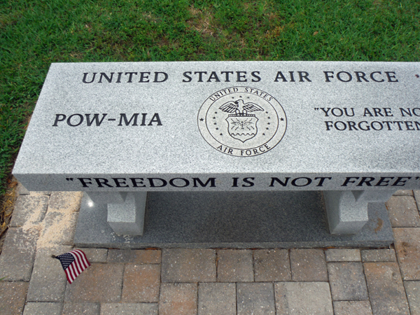 Freedom is Not Free - U.S. Air Force Bench